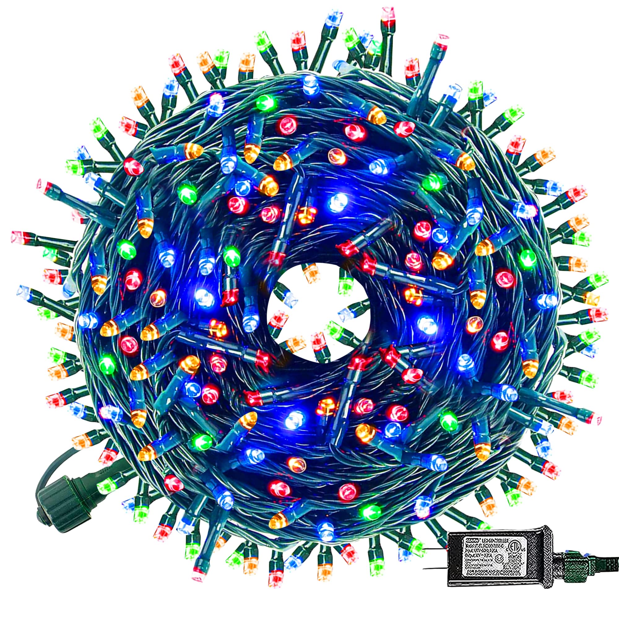 240 LED 85 FT Christmas String Lights(Multi Colored)