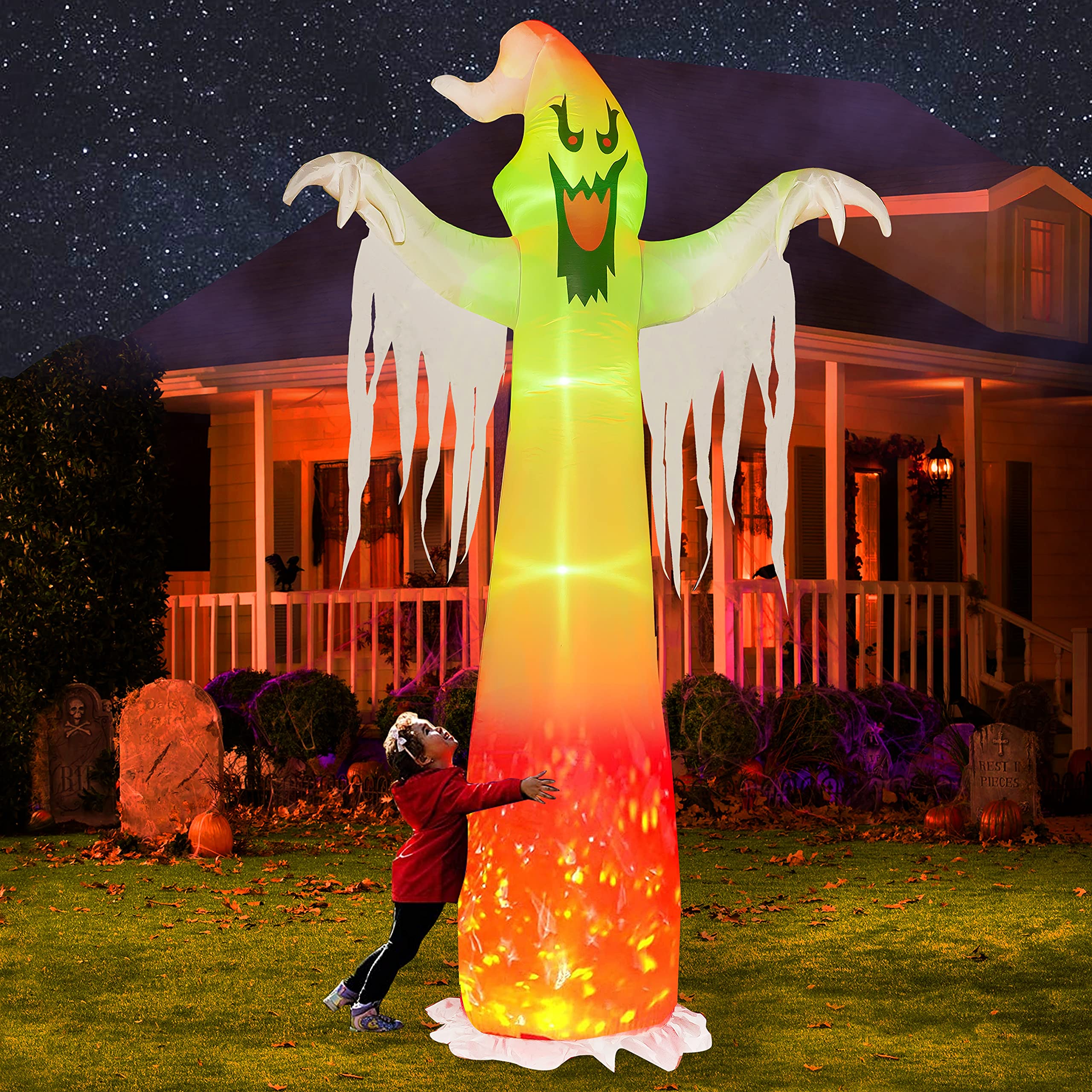 9 FT Ghost Halloween Inflatables Outdoor