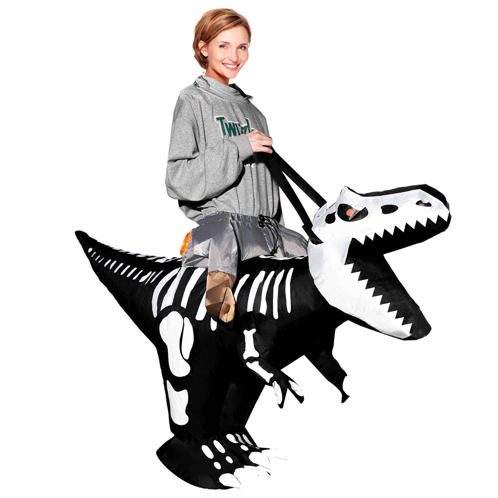 Halloween Inflatable Dinosaur Costume, Adult 