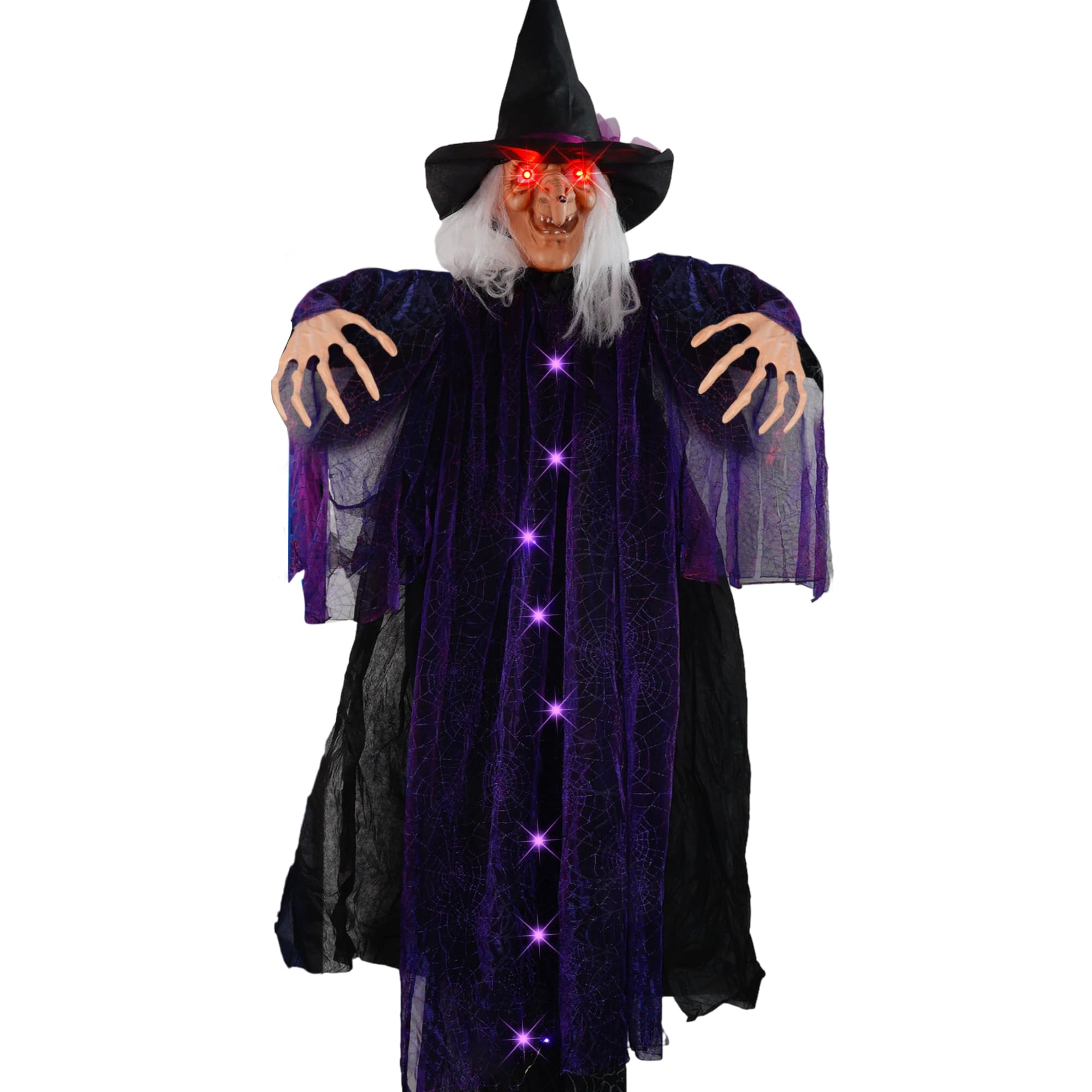 6 FT Hanging Witch Outdoor Halloween Decorations