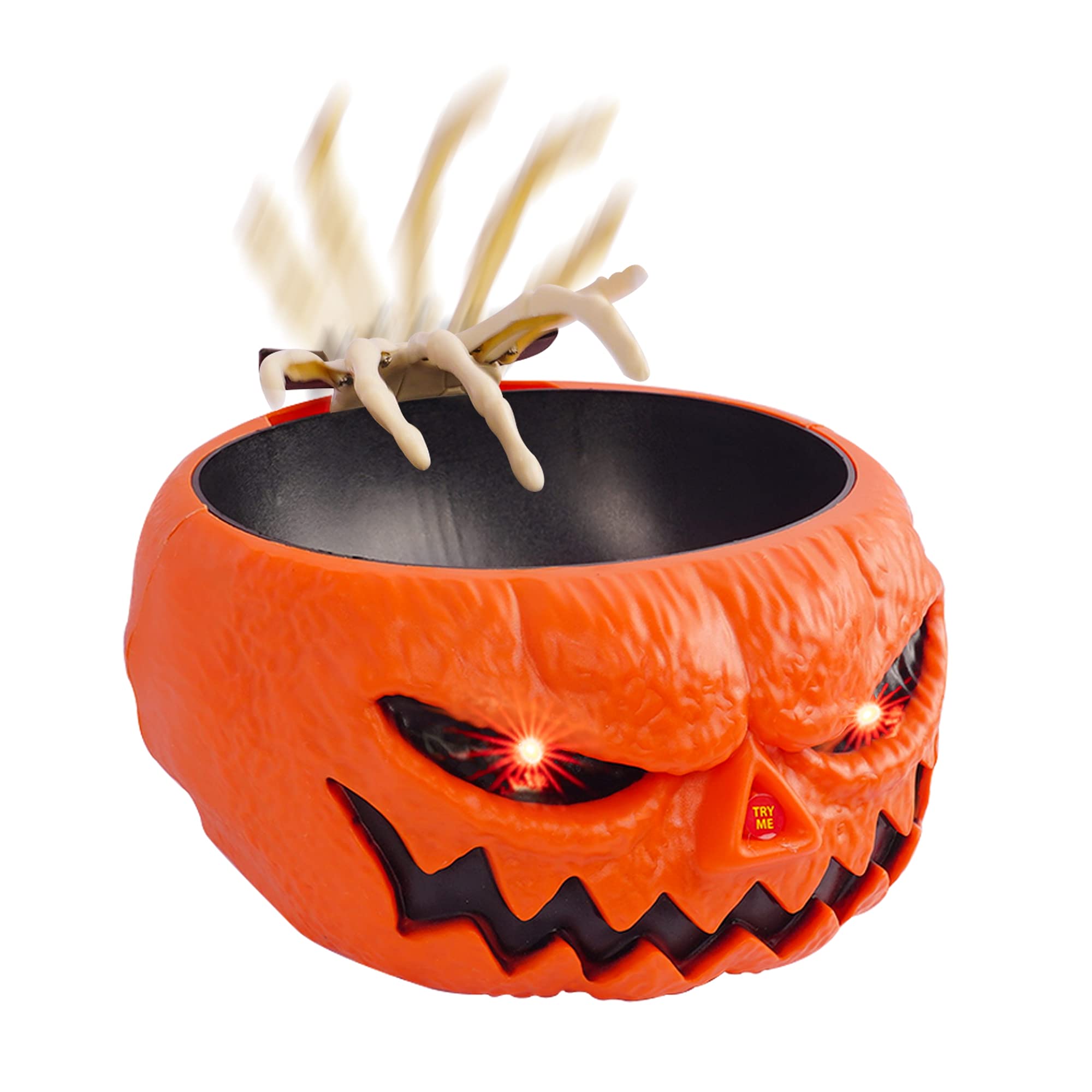 Halloween Candy Bowl, Animated Pumpkin Candy Holder