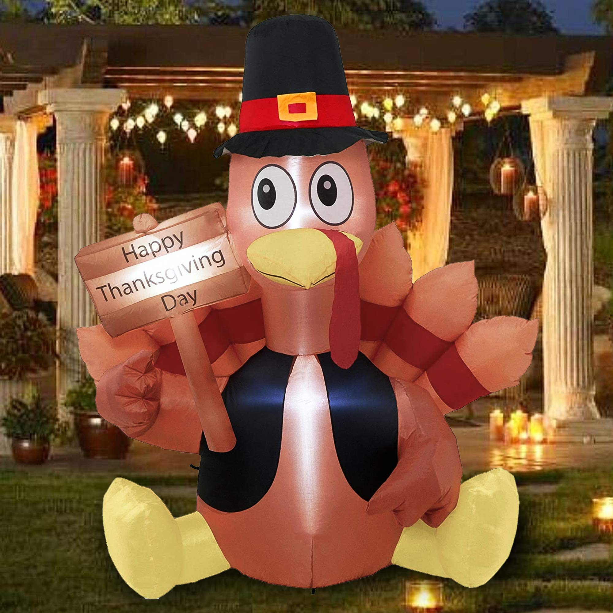 6 FT Thanksgiving Turkey Decoration Inflatable