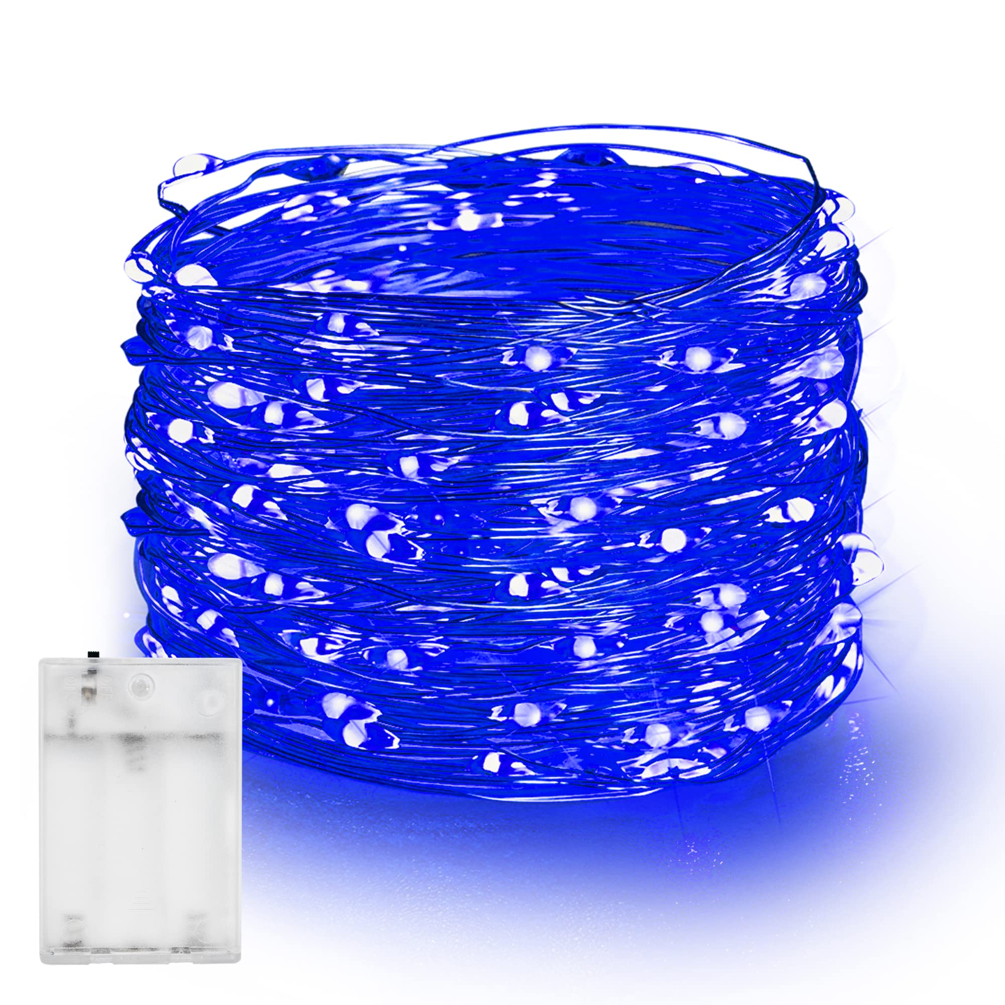 20 FT 60 LED Fairy Lights, Blue